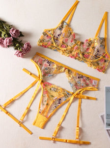 Set Floral Yellow